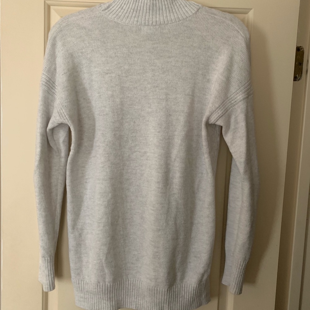Cream Turtleneck Sweater- Medium - Picture 3 of 3